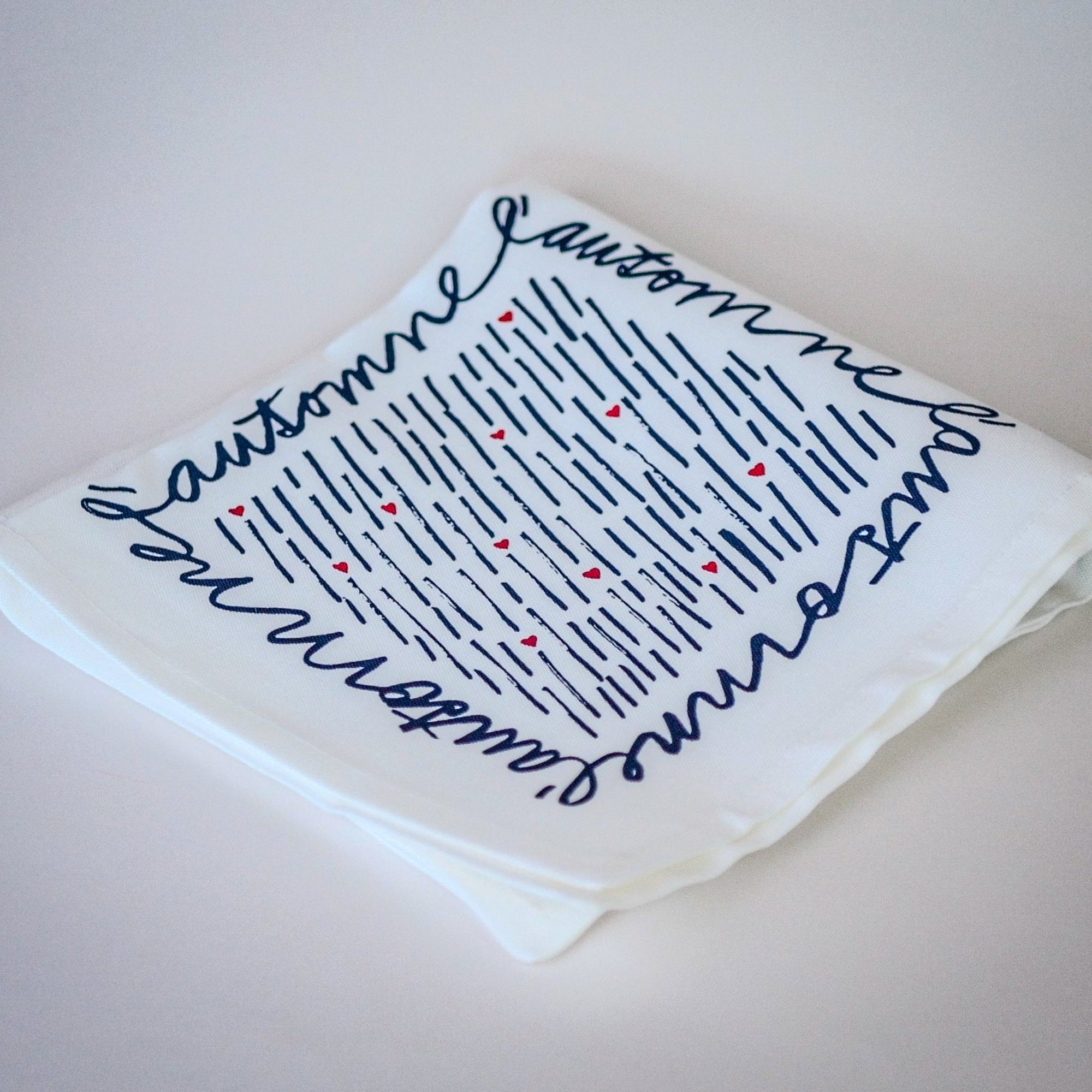 Coffret de 2 serviettes de table - La Serviette de Table - Linge de table - « Les 4 saisons »