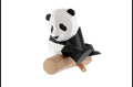 Little 3D paper panda on a branch