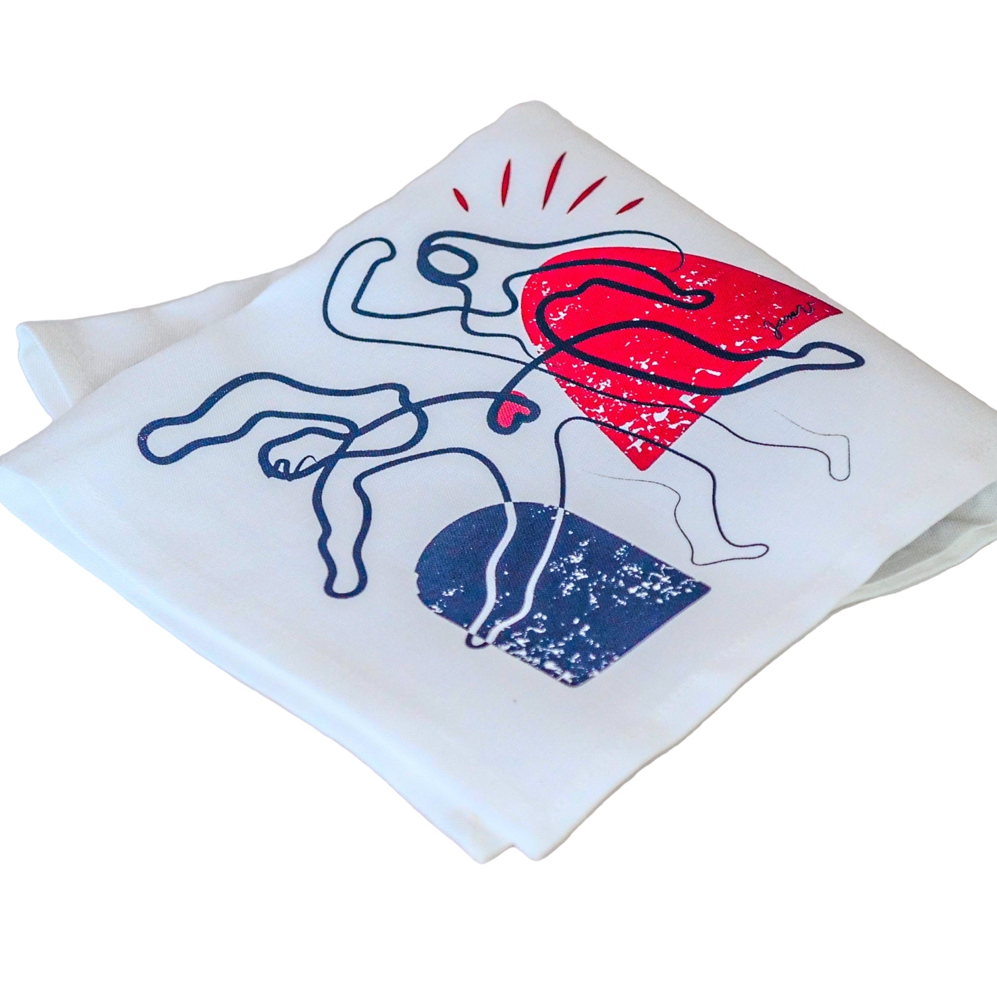 Coffret 2 serviettes "Ames Sœurs" Collab Jana | La Serviette de Table