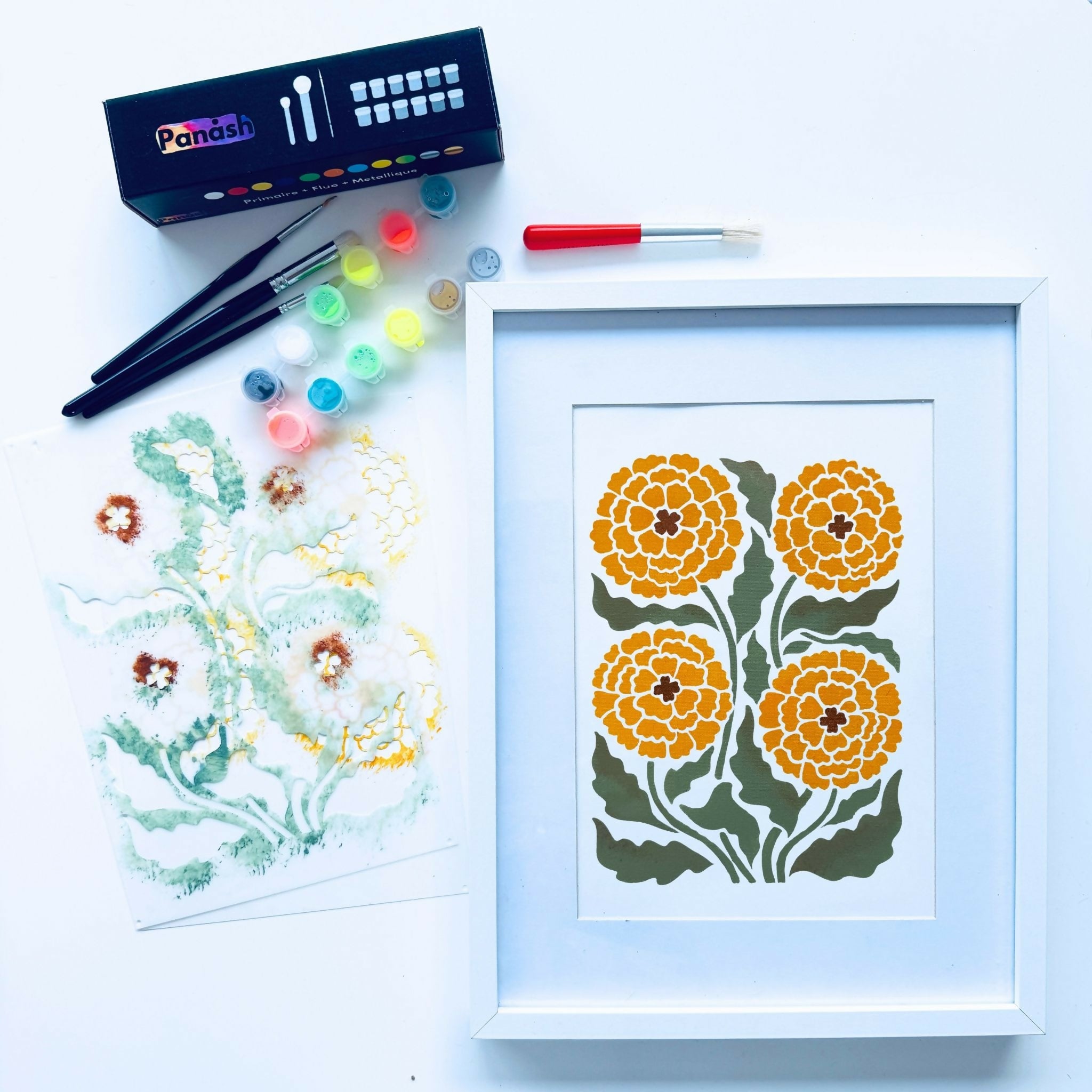 A4 HORTENSE STENCIL KIT