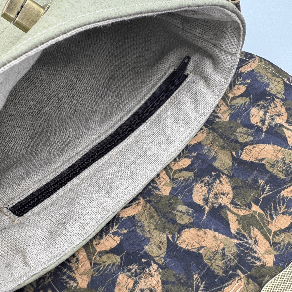 Sac Camélia en Piñatex et Liège