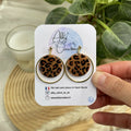 Boucles Léopard Rondes