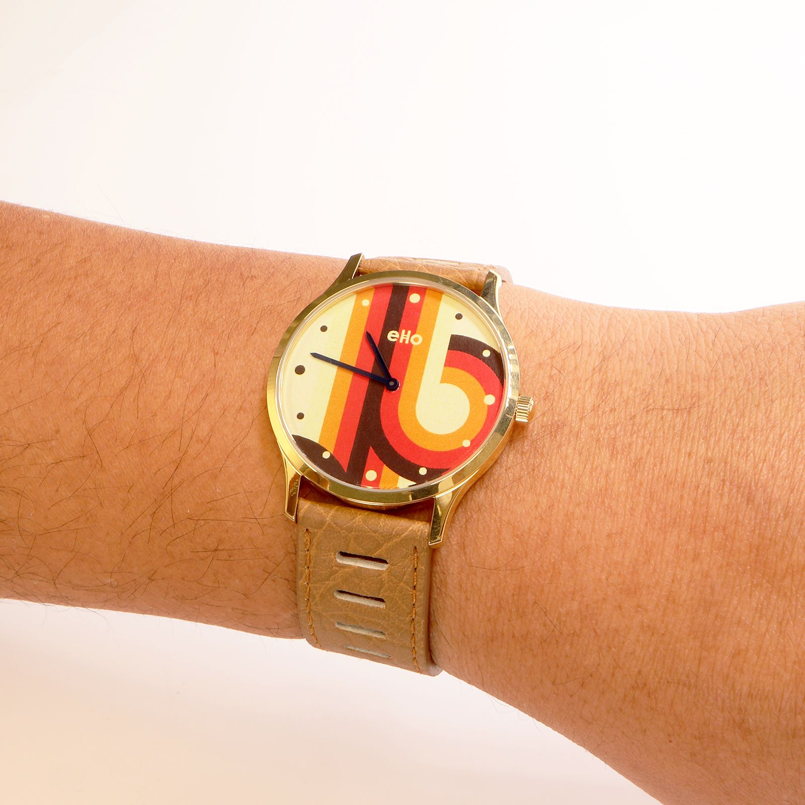 Montre Marron Boucle