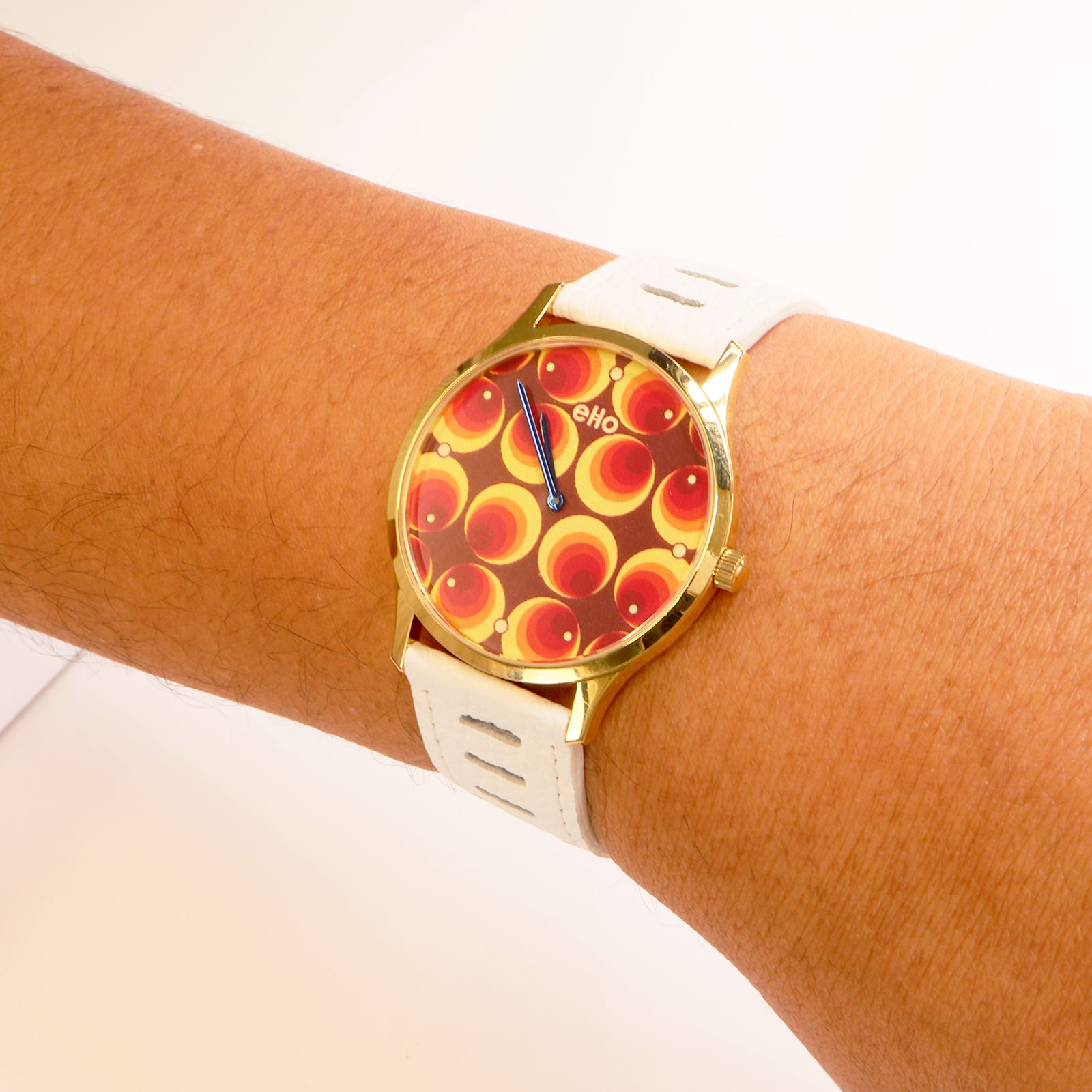 Montre Blanche Fleur