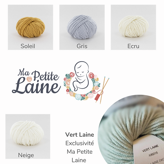 Pelote de laine "Le fil d'Agathe" , 100% mérinos