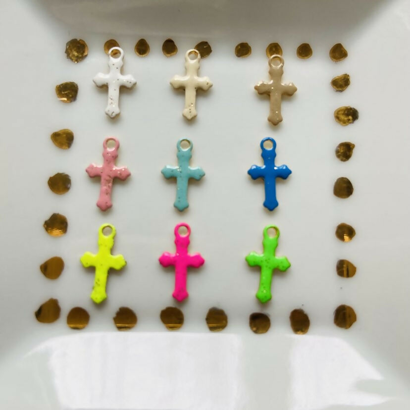 mix colori émail croix