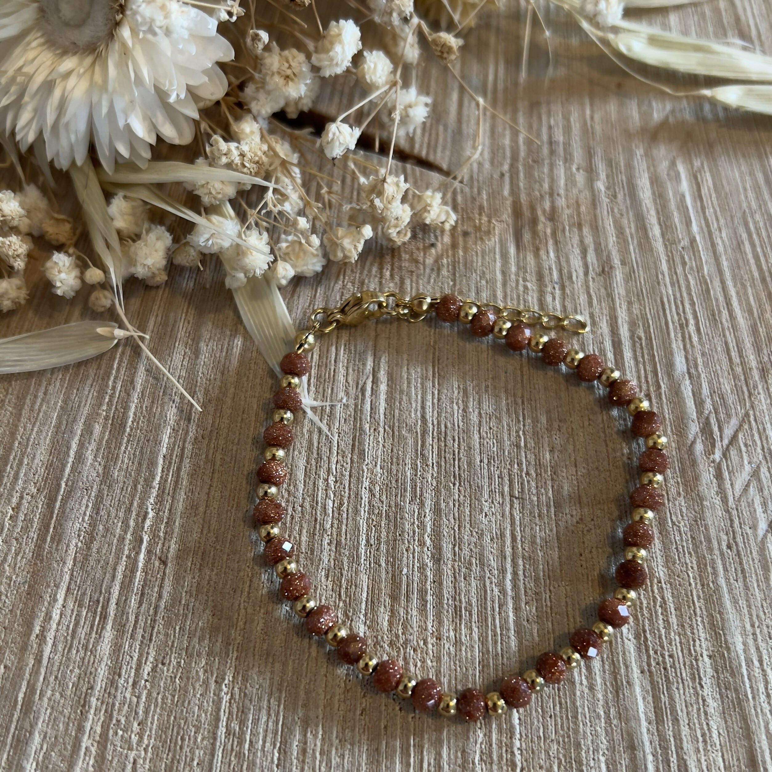 Bracelet perles de soleil