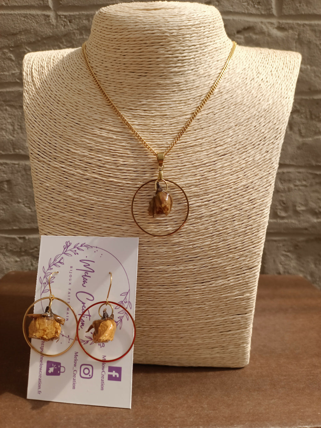 ME/CFS Necklaces Dried Flowers
