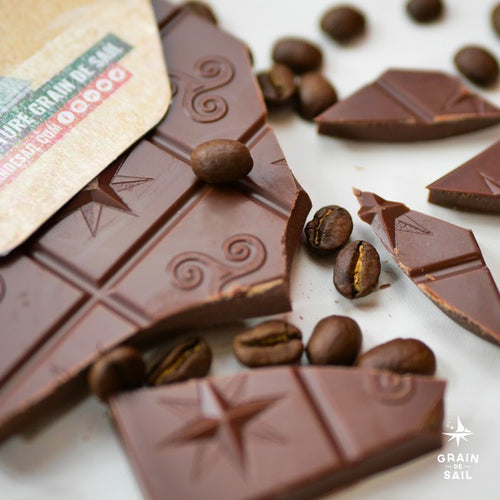 Organic Milk Chocolate and Coffee Bar - 100g