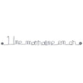 Message simple en fil de fer