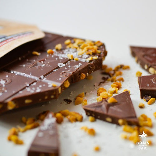 Organic Milk Chocolate Bar with Roasted Hazelnuts - 100g