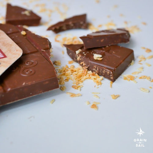 Organic Milk Chocolate and Toasted Coconut Bar - 100g