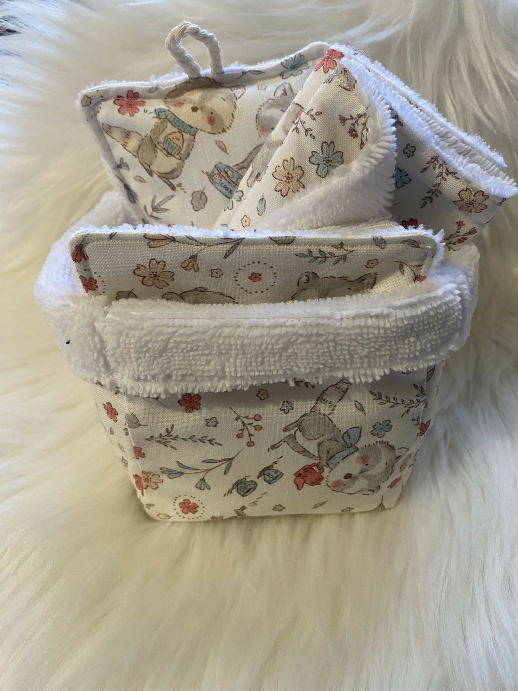 PANIER LINGETTES  RATON LAVEUR