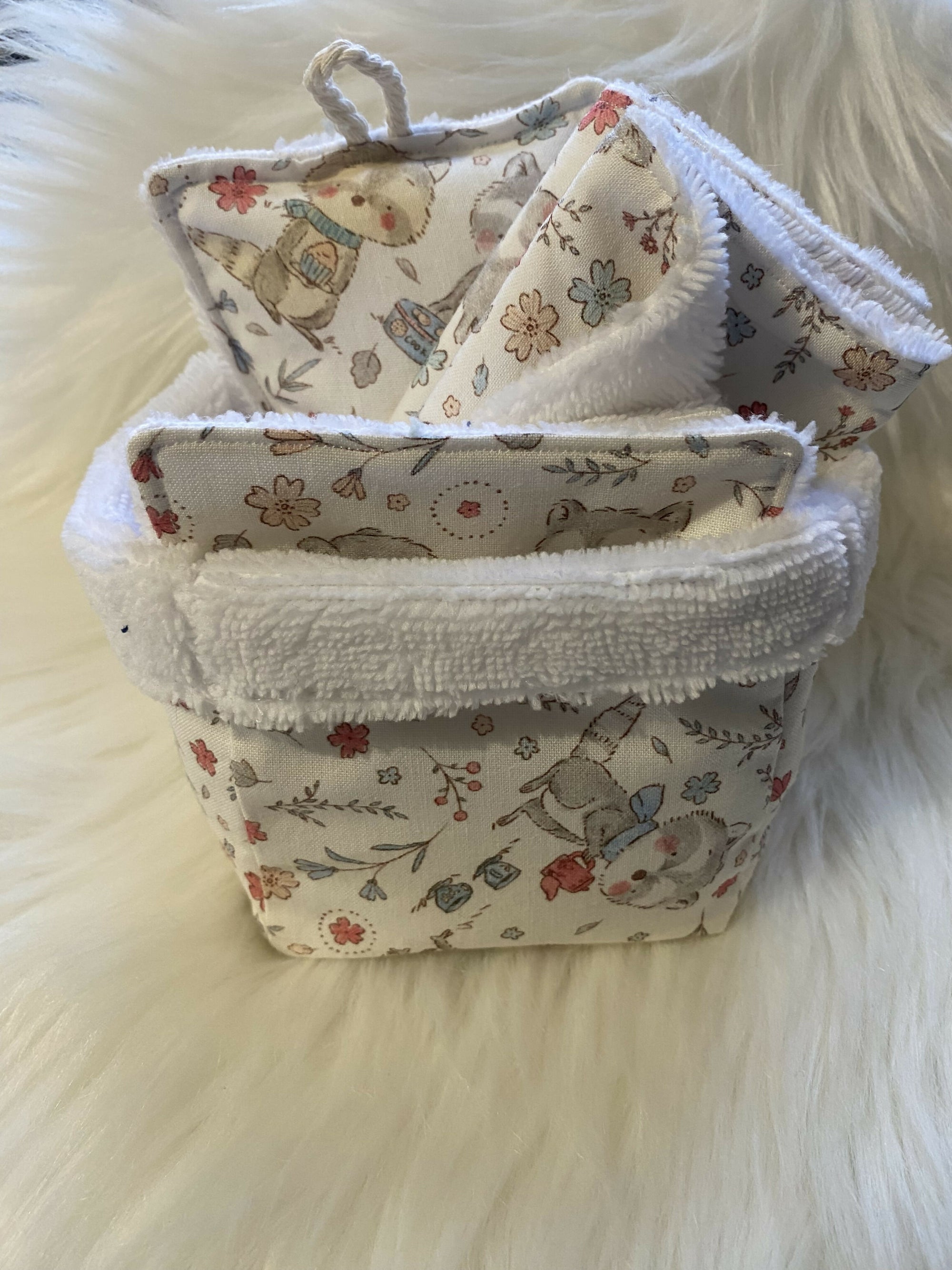 PANIER LINGETTES  RATON LAVEUR