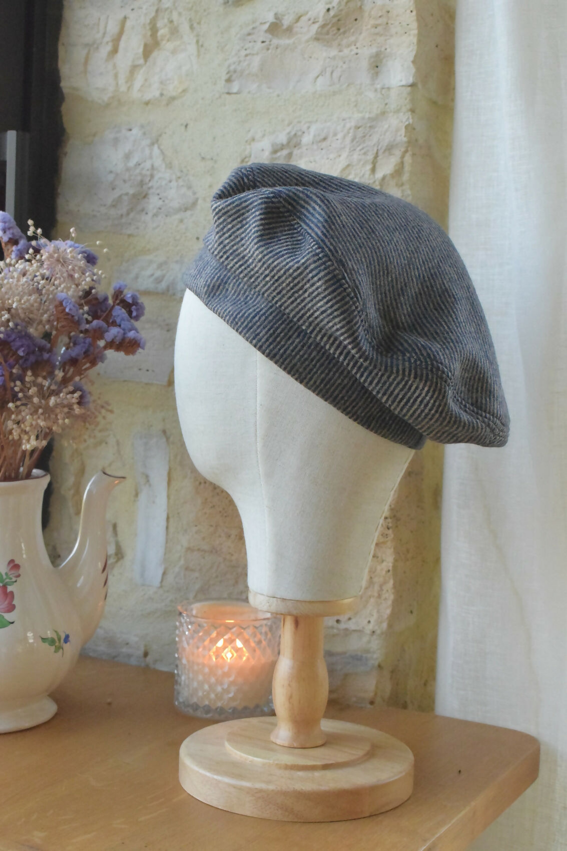 beret-laine-marron-noir-rayure-chic-ethique-artisanale-fait-main-tendance-upcycling-4