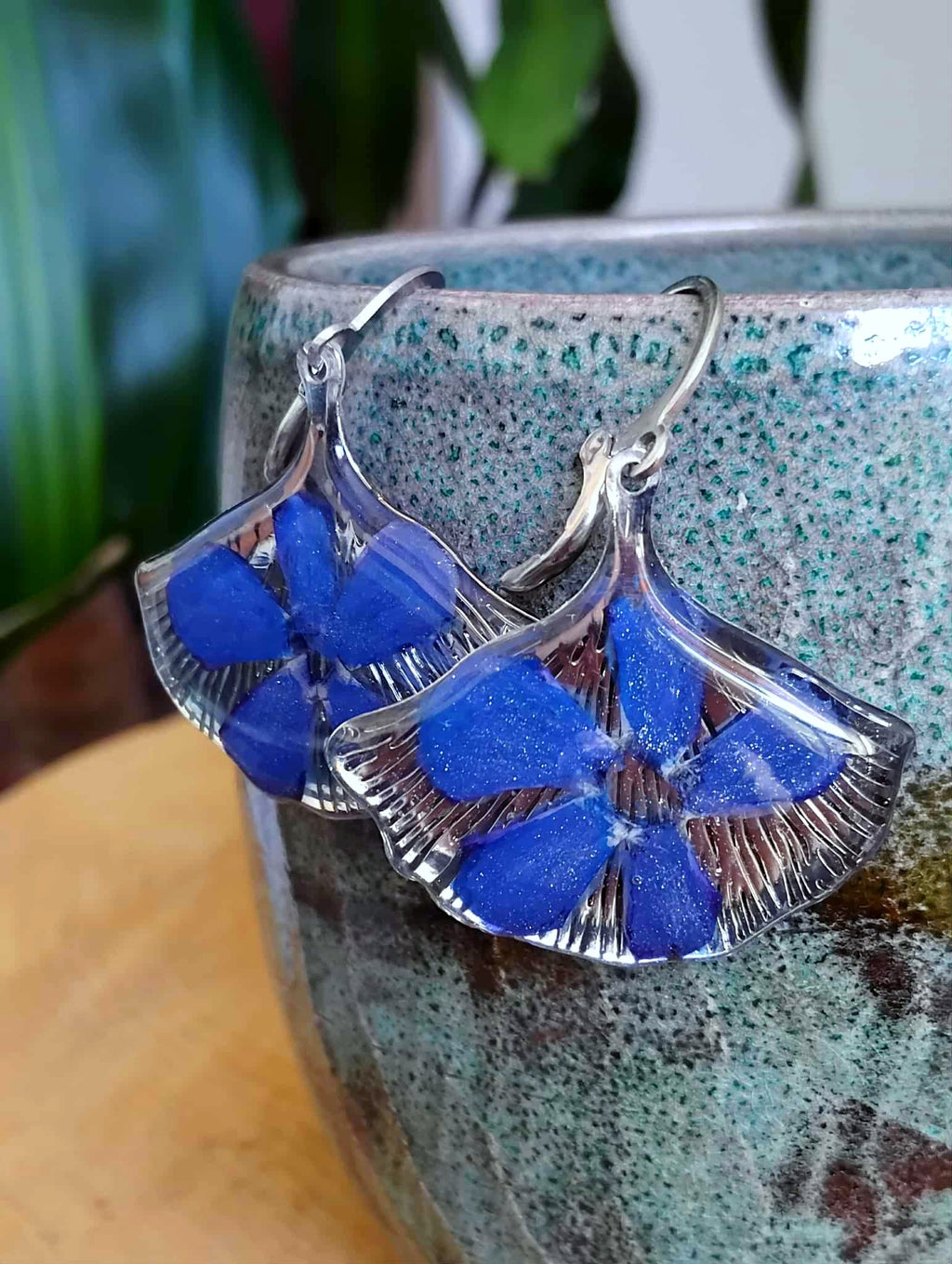 Boucles d'oreille, Pervenche