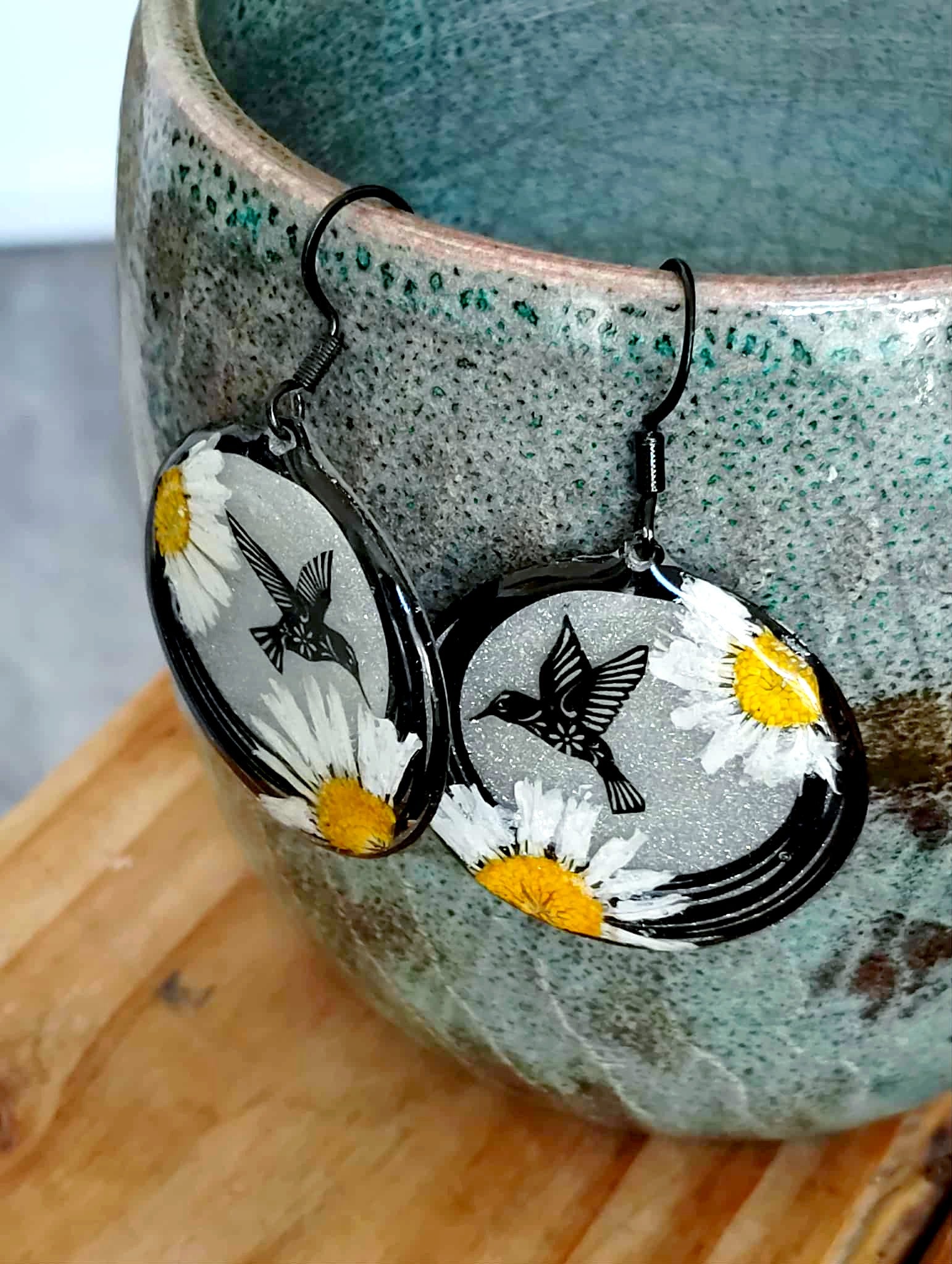 Boucles d'oreille, Pâquerette
