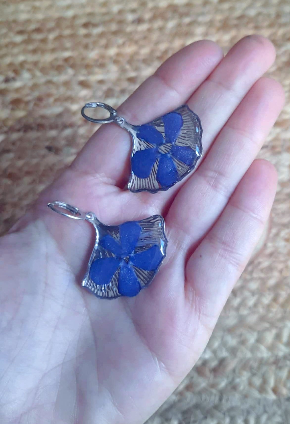 Earrings, Periwinkle