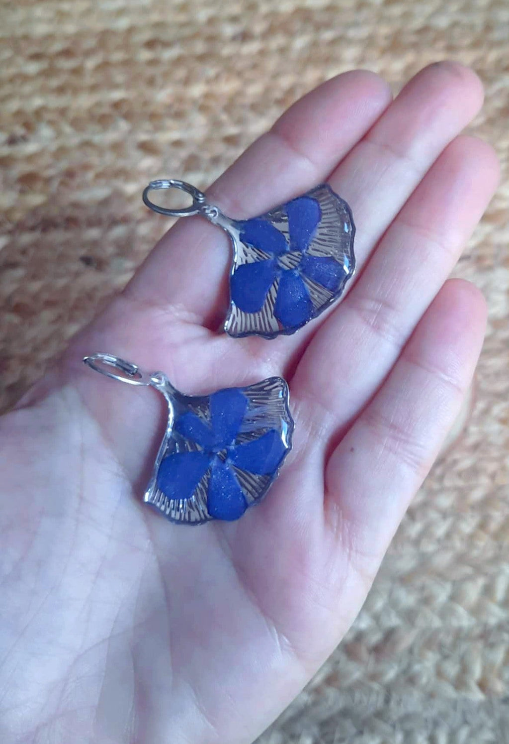 Boucles d'oreille, Pervenche