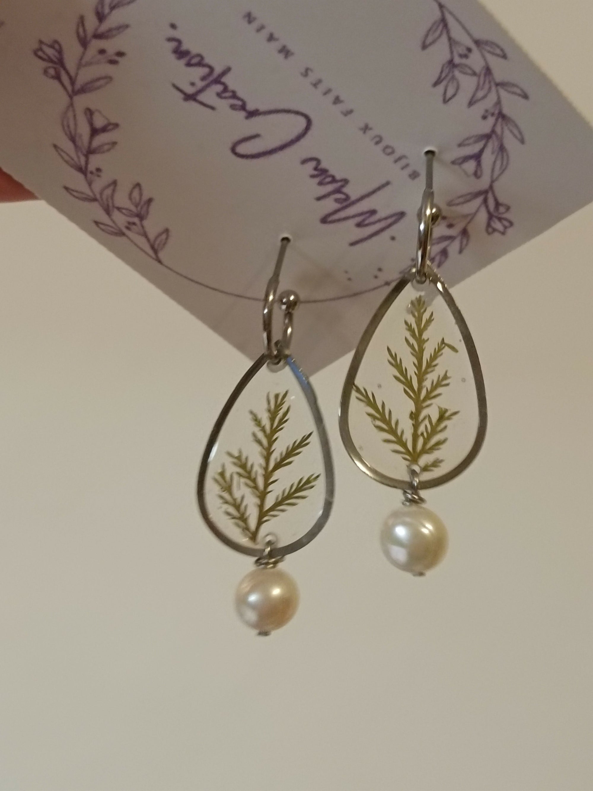 MEL/BSP Boucles Sapin Perle