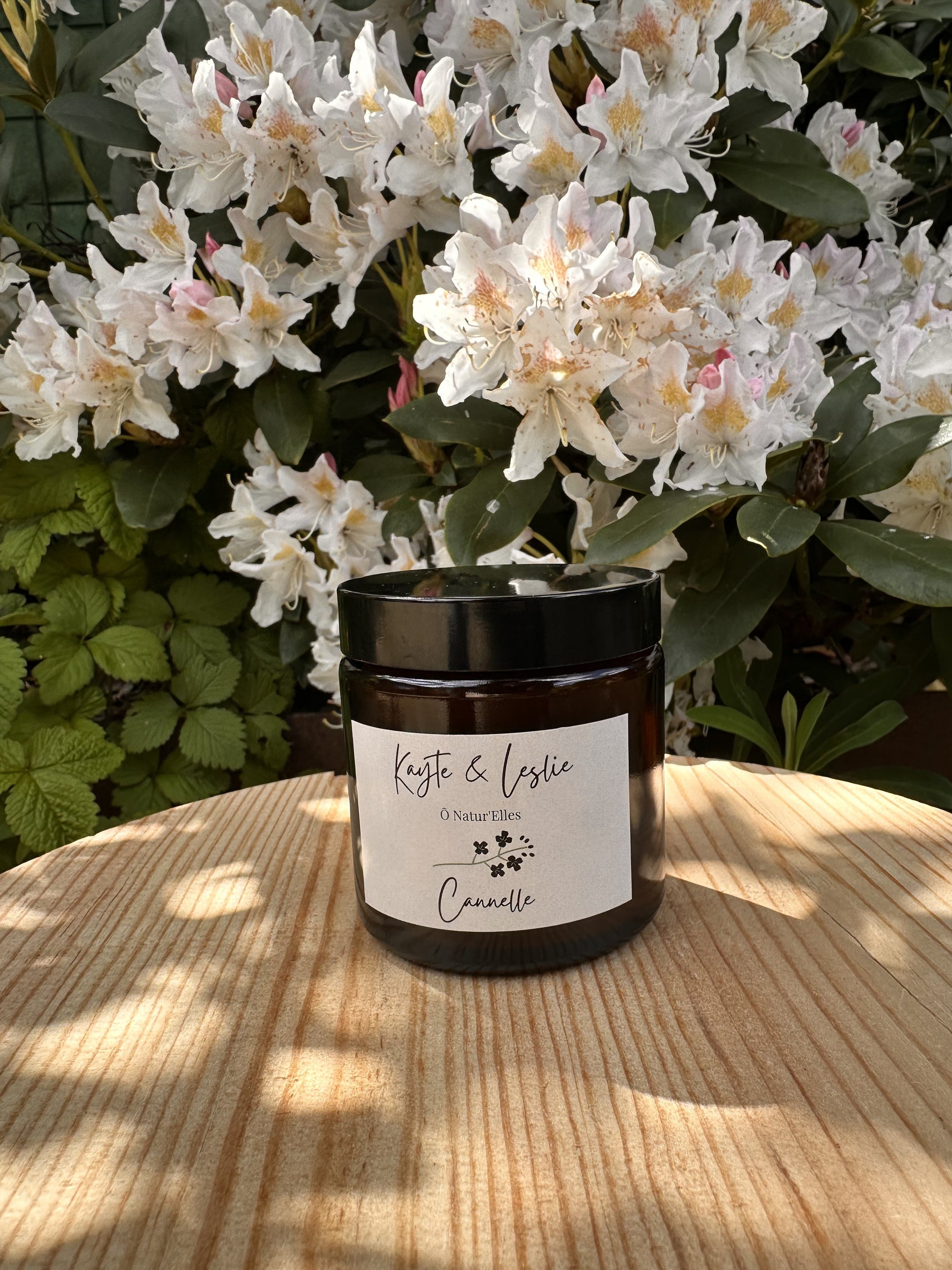 Bougie parfumée végétale "CANNELLE "