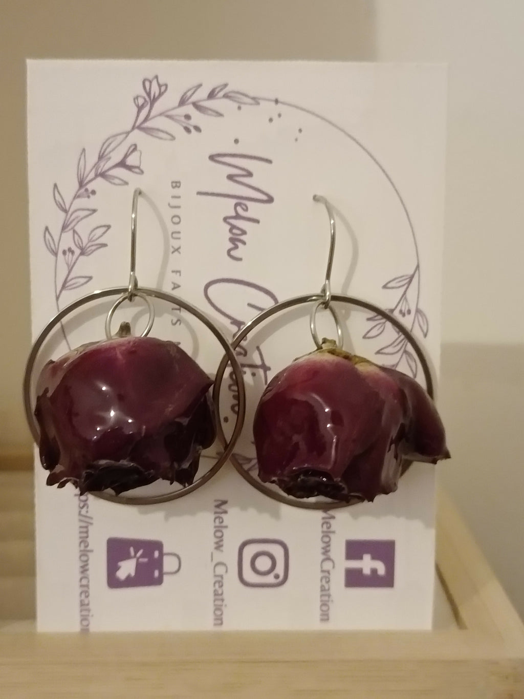 MEL/ROS Bijoux avec des roses