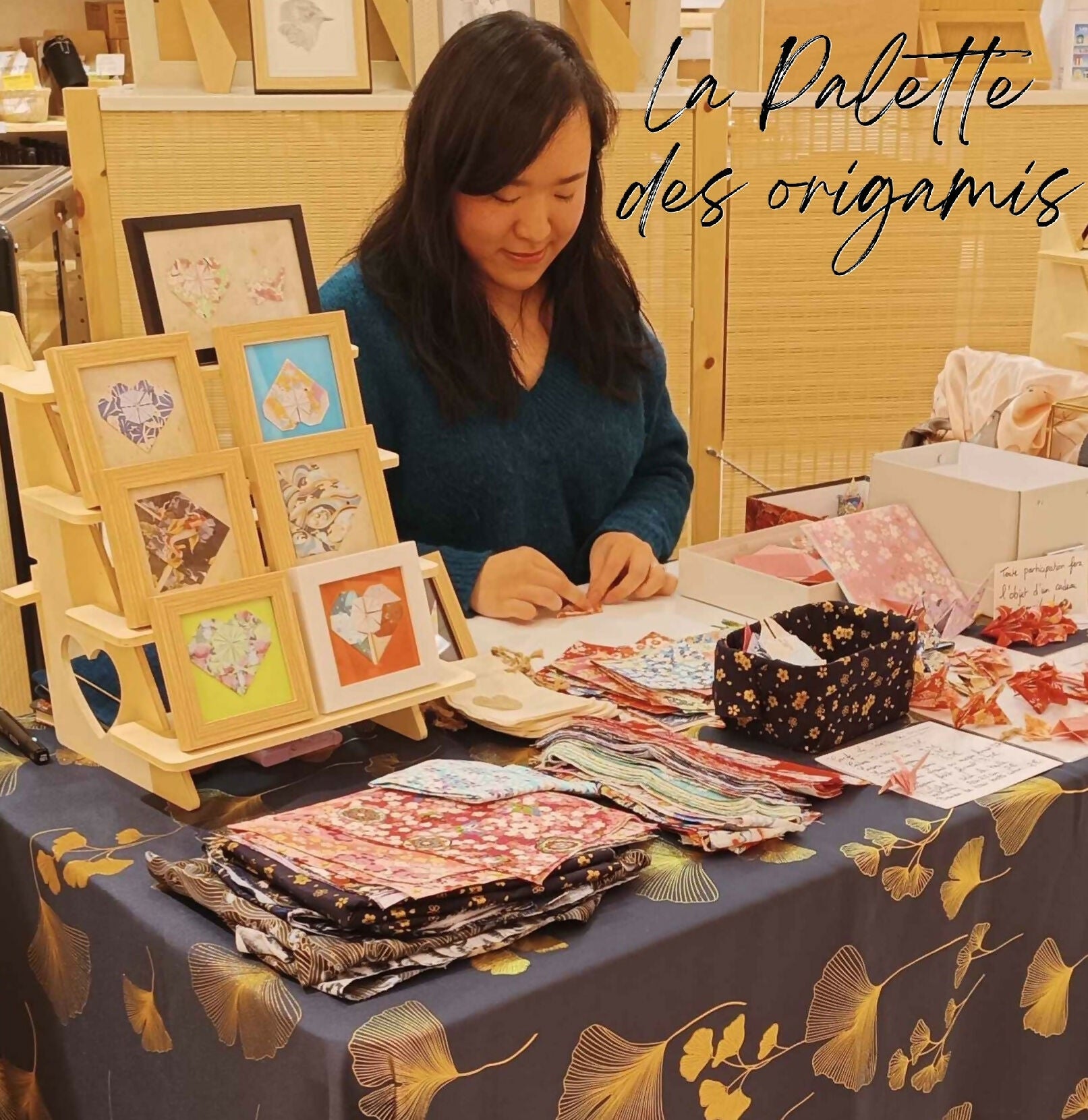 Atelier origami carnet de notes & cadre