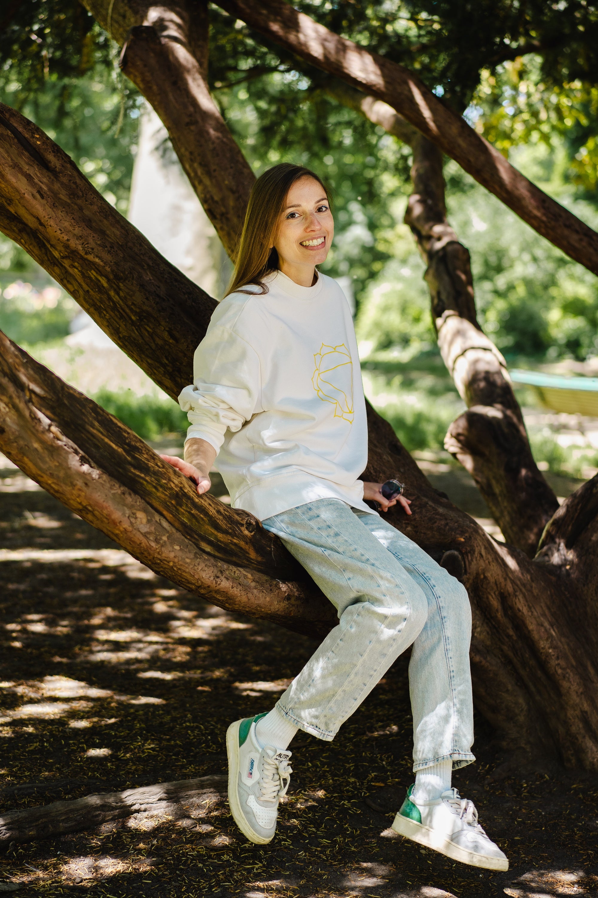 Sweat Unisex Chakra du Plexus Solaire en Coton Bio