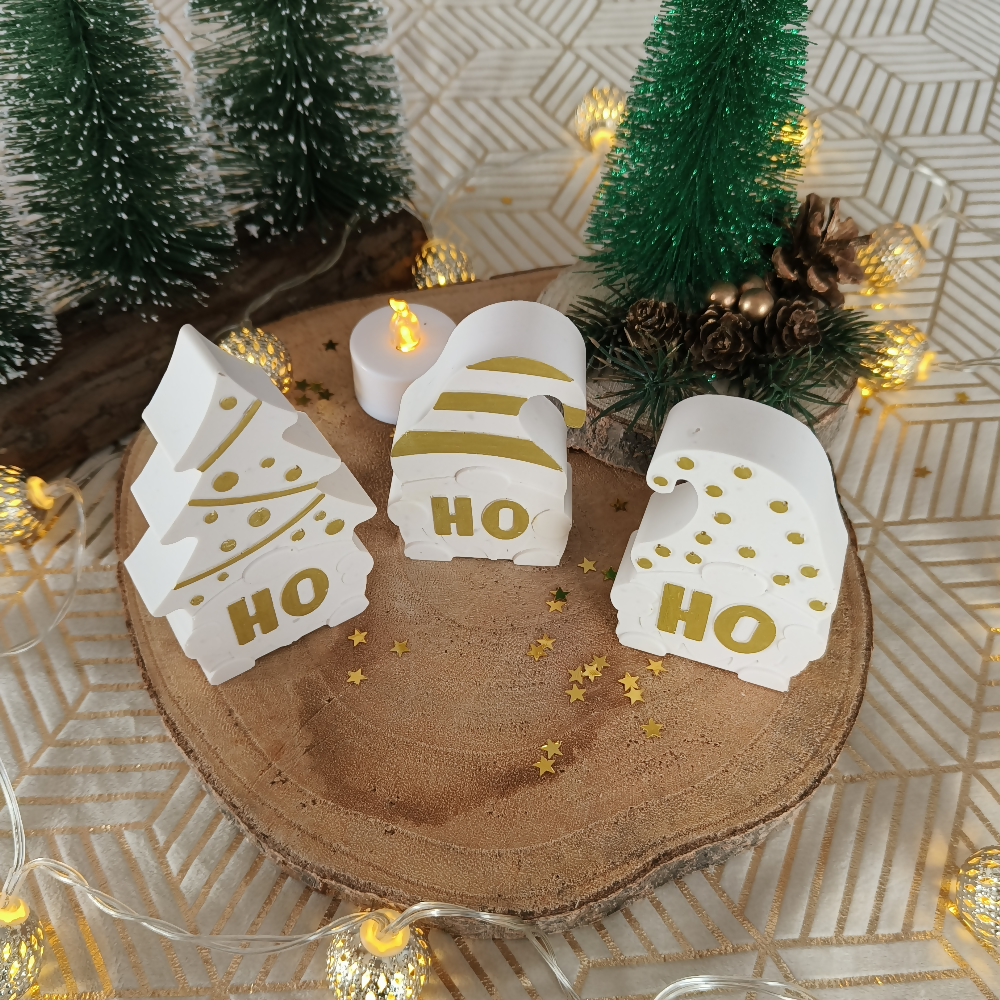 Coffret 3 figurines Ho Ho Ho !