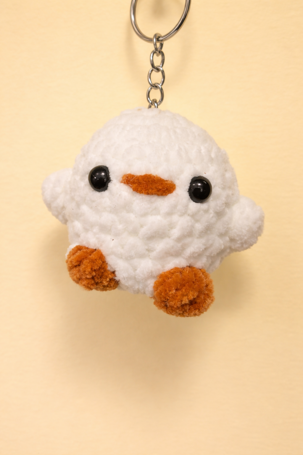 white chick keyring