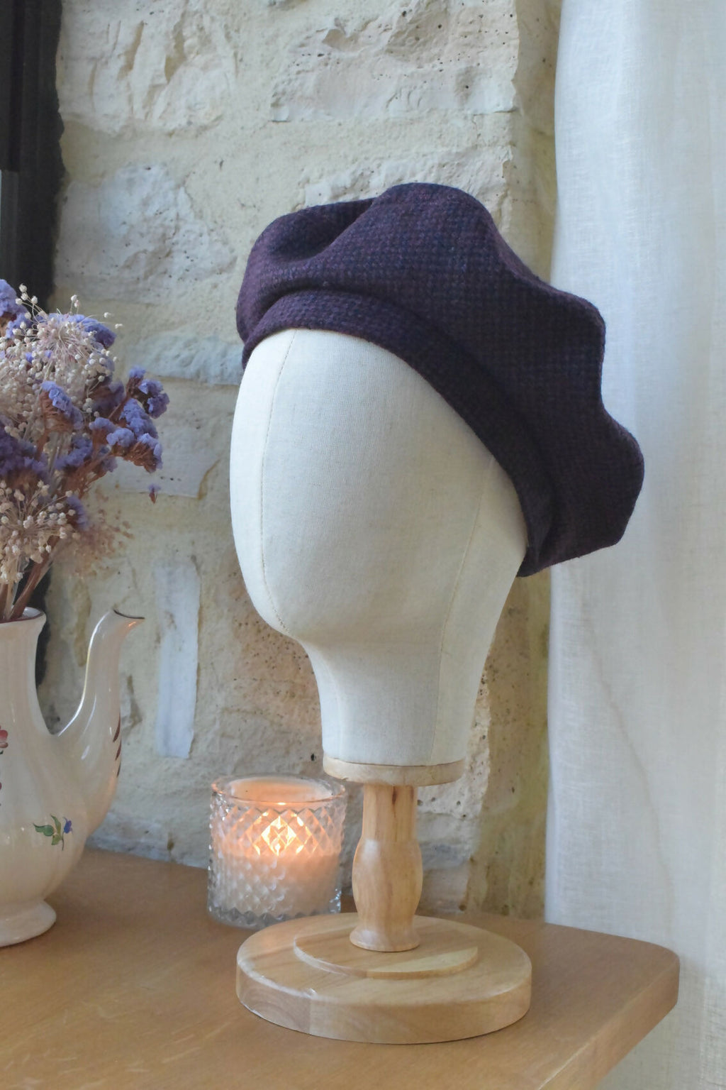 beret-laine-violet-chic-ethique-artisanale-fait-main-tendance-upcycling-4