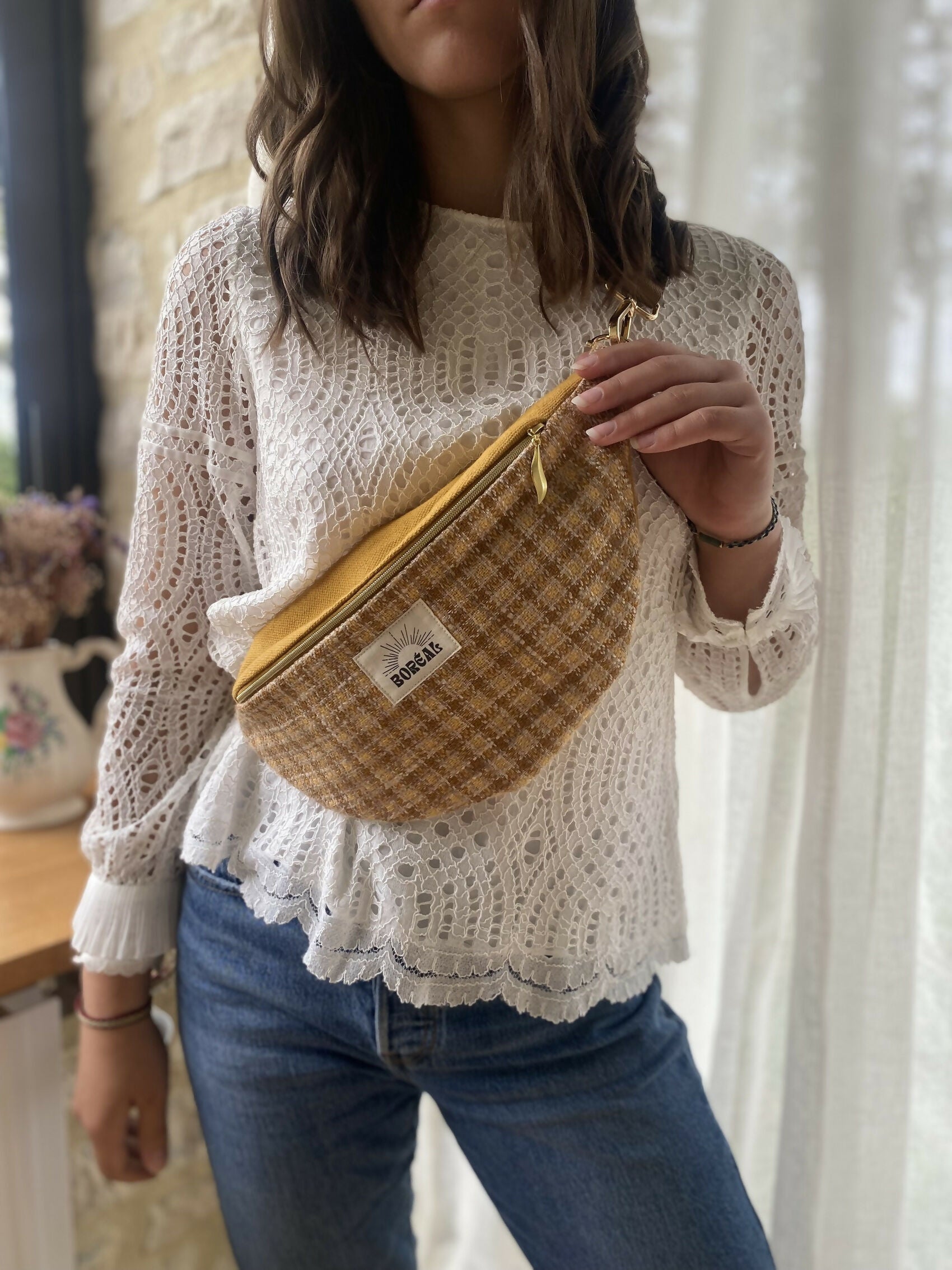 banane-jaune-moutarde-tweed-coton-laine-carreaux-chic-ethique-artisanale-fait-main-tendance-upcycling-5