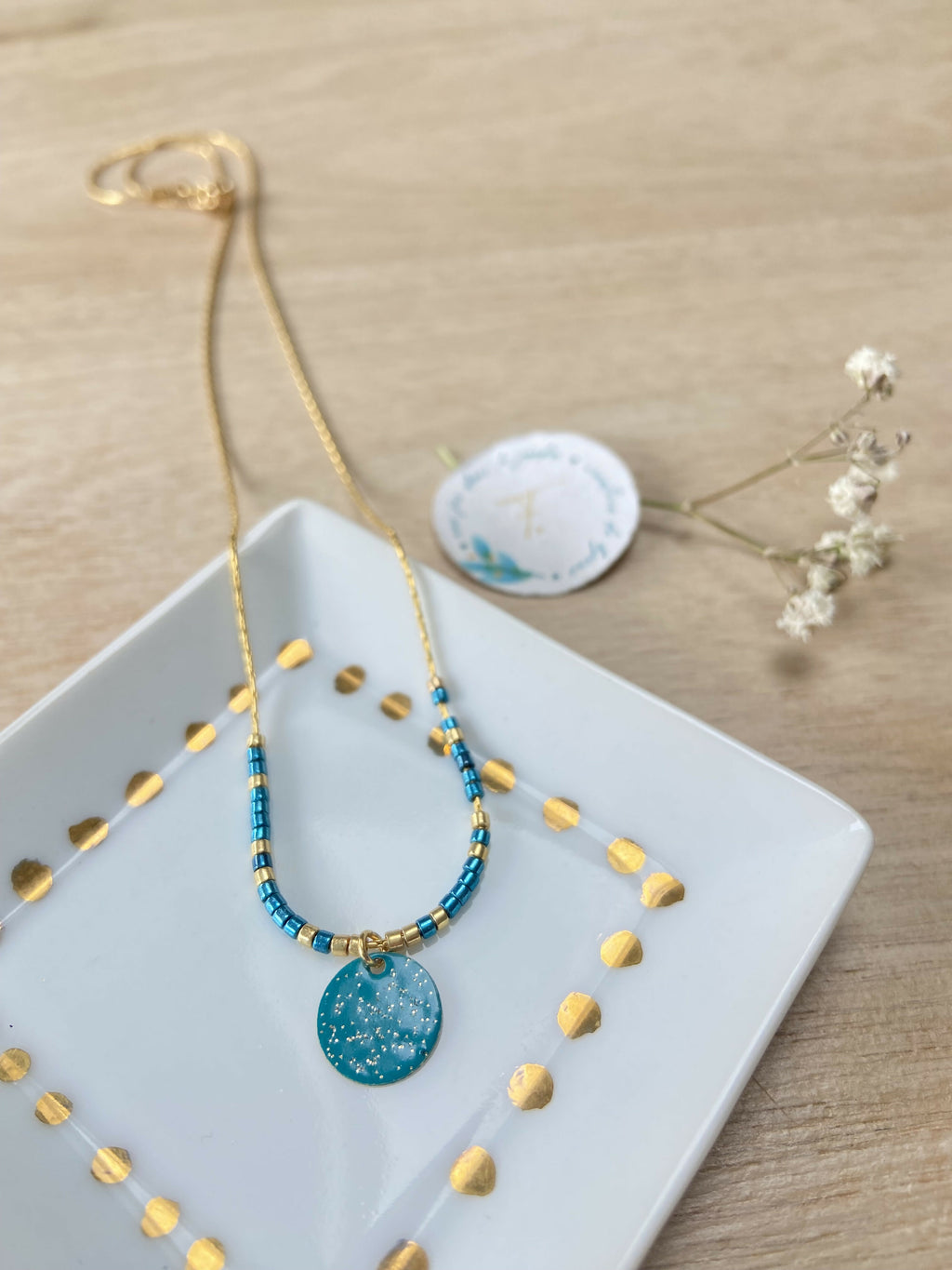 Gilt IRIS necklace