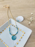 Gilt IRIS necklace
