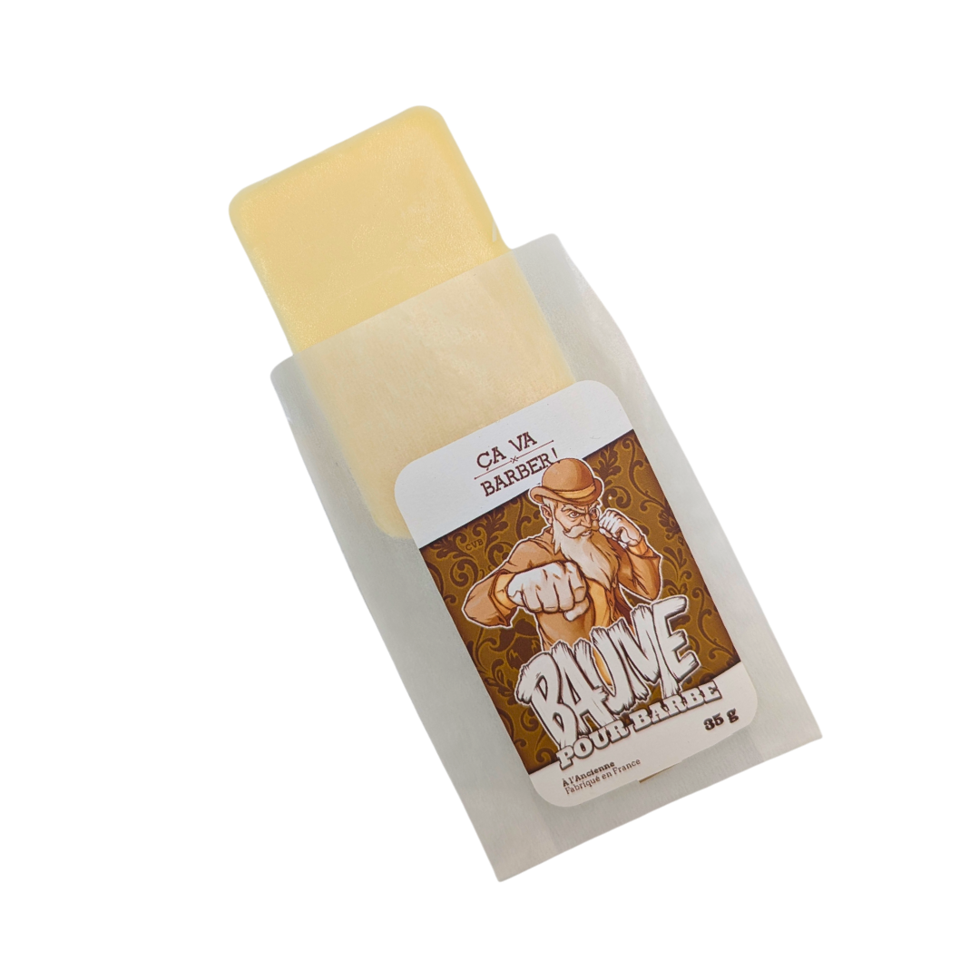 Baume à barbe - Senteur Cuir - à l'ancienne