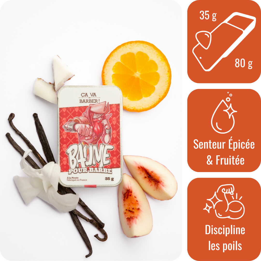 Baume à barbe - Senteur Epicée - à la Pirate