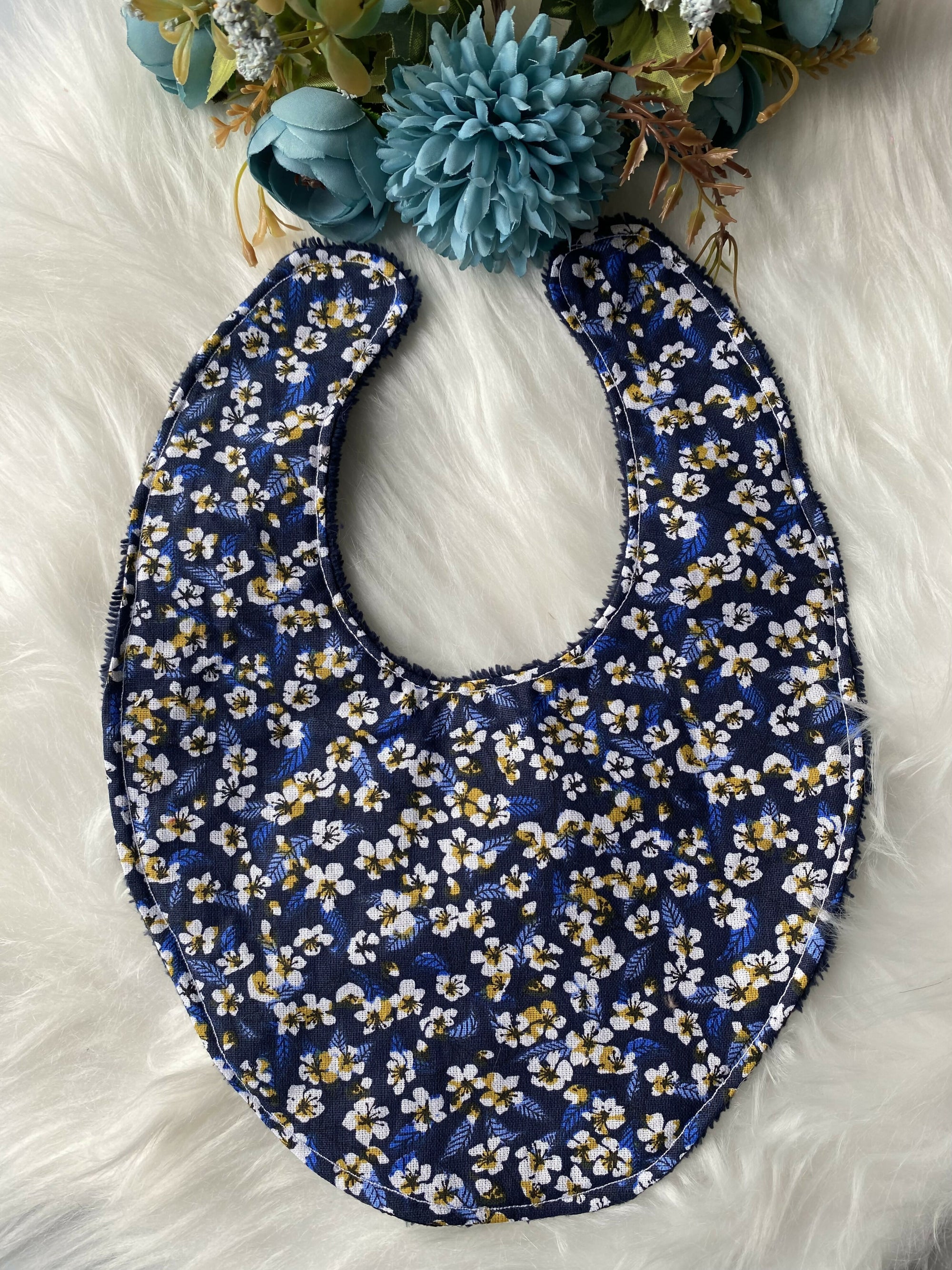 BAVOIR FLEURS BLEUES