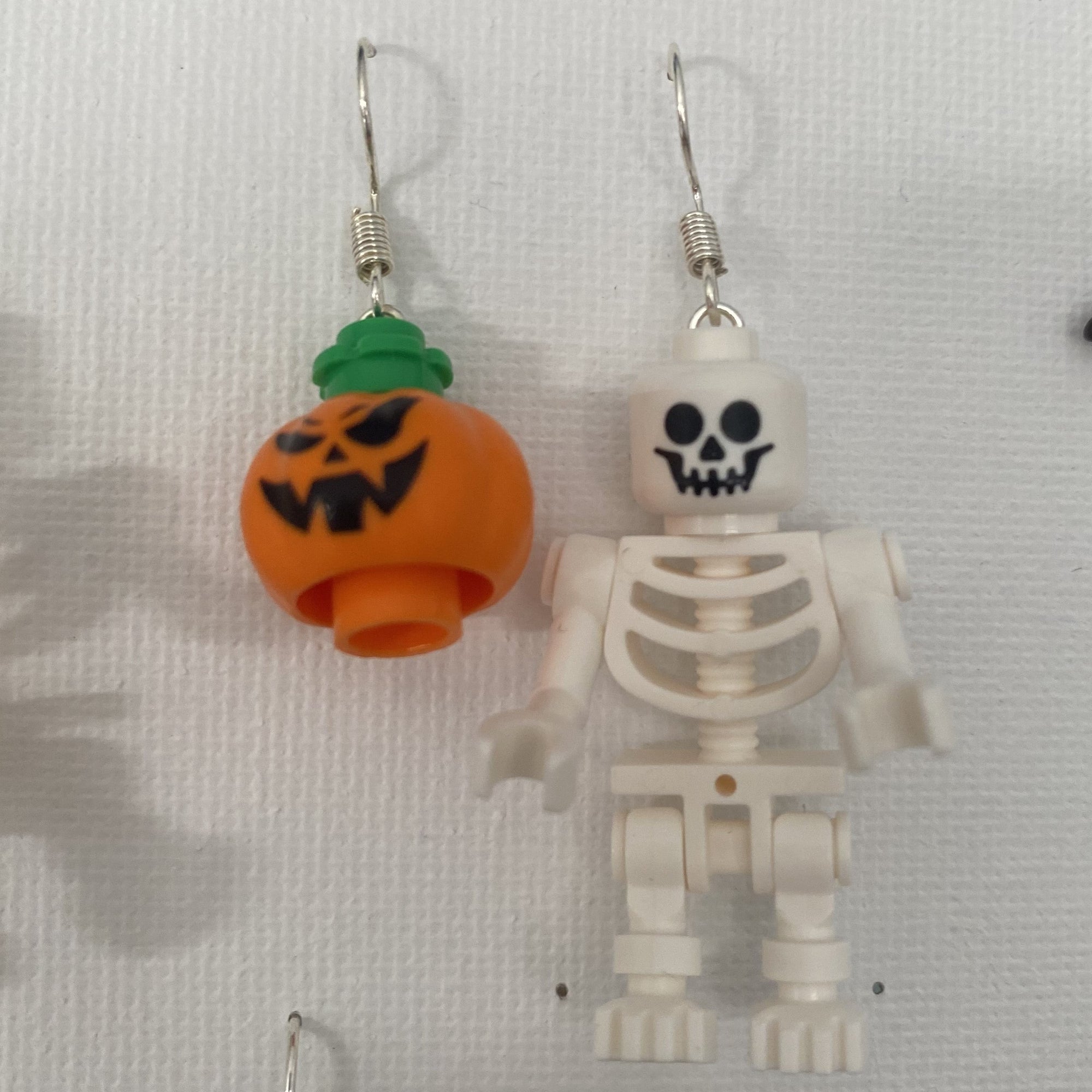 Boucle d'oreille avec une Citrouille Lego®