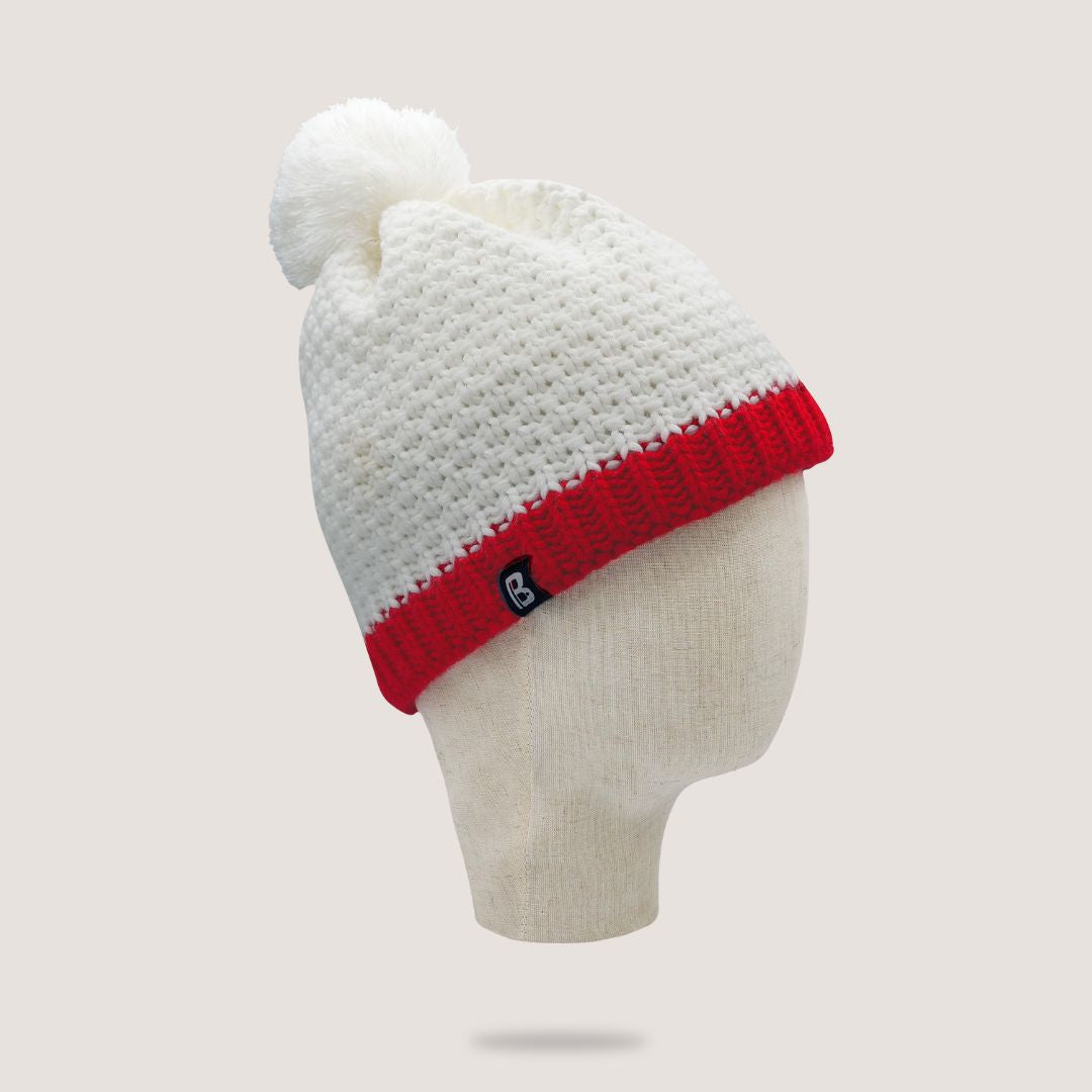 Bonnet Pompon - Blanc Bonnet
