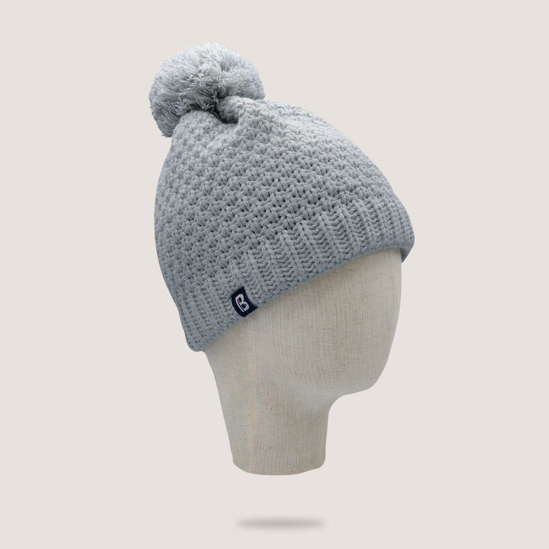 Bonnet Pompon - Blanc Bonnet
