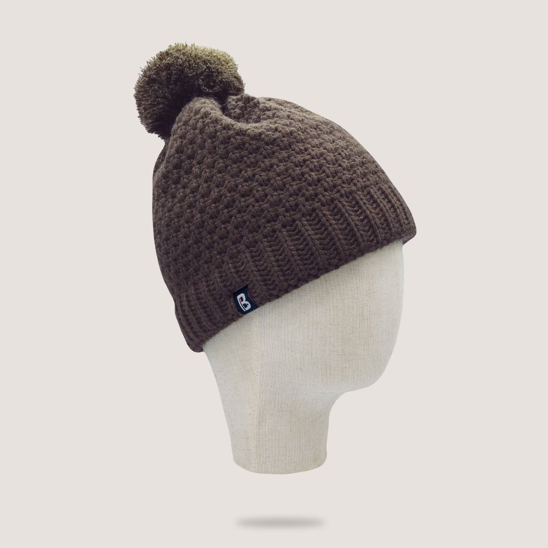 Bonnet Pompon - Blanc Bonnet