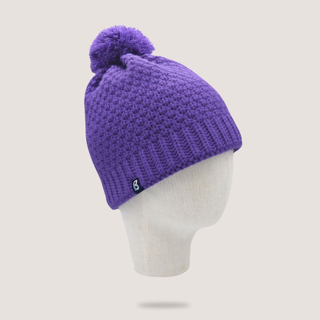 Bonnet Pompon - Blanc Bonnet