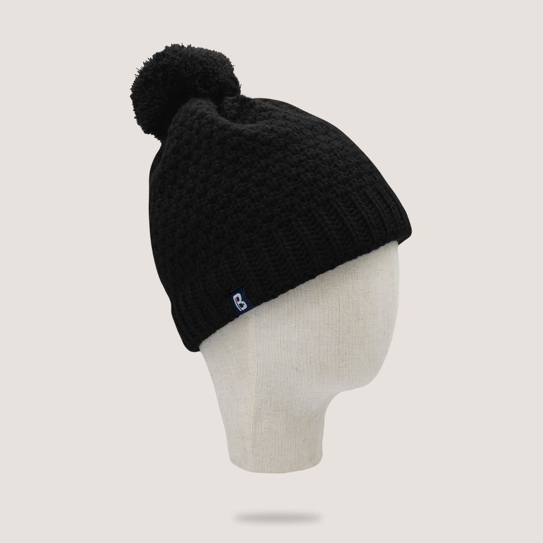 Bonnet Pompon - Blanc Bonnet