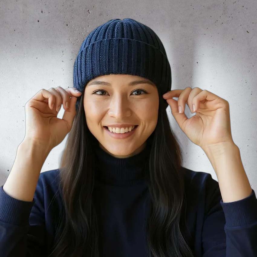 Bonnet coton recyclé