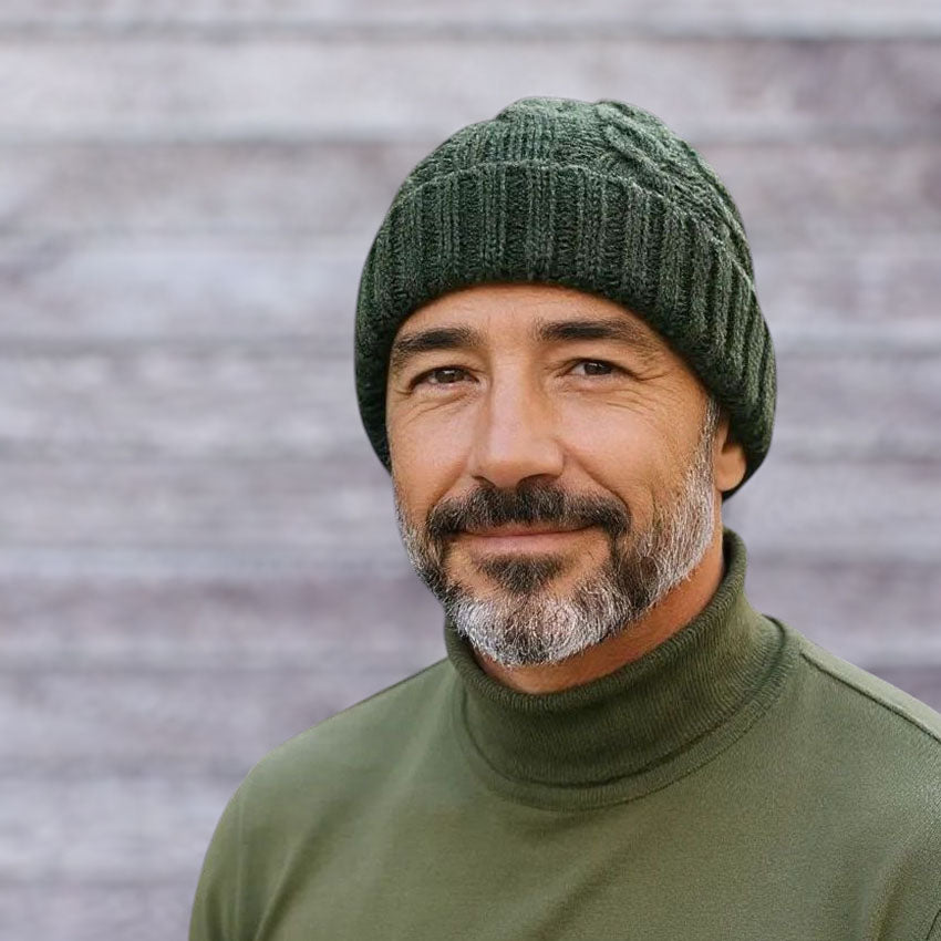 Bonnet et Echarpe Alpaga - Blanc Bonnet