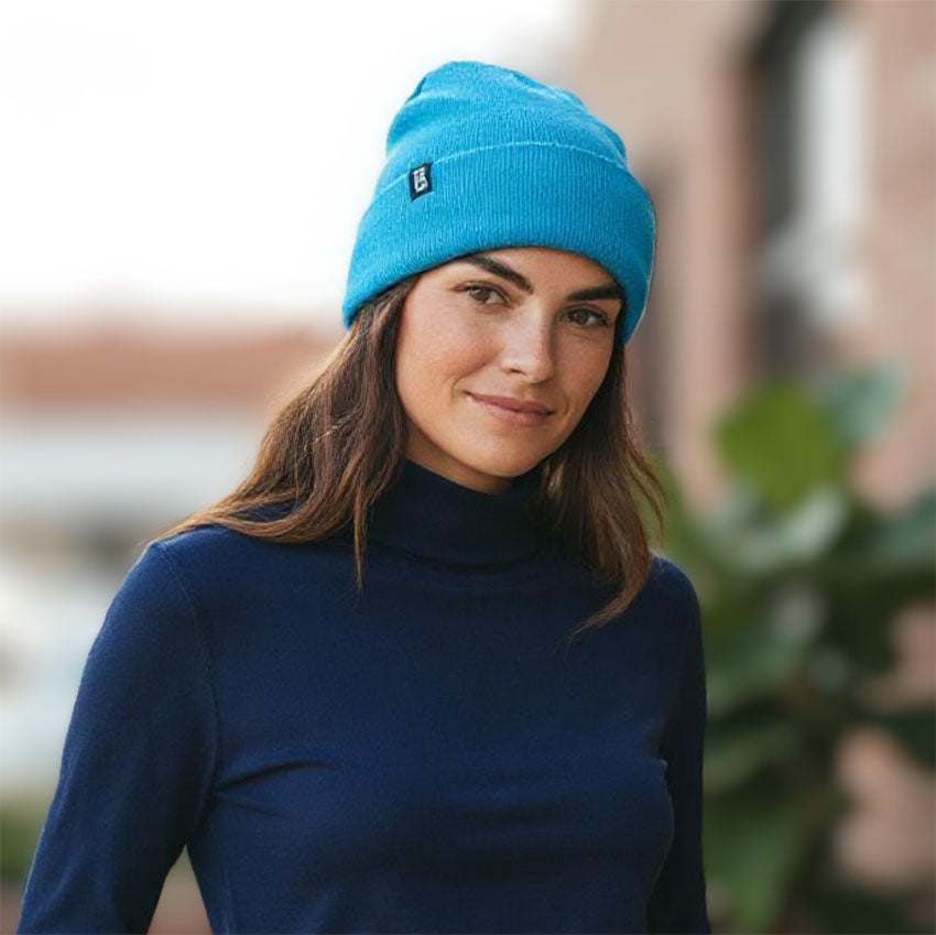 Bonnet Bleu Marin - Blanc Bonnet