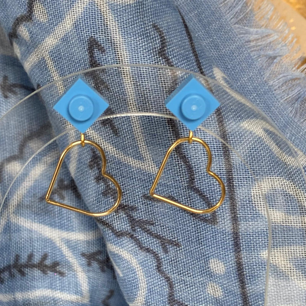 Boucles d'oreilles coeur - Les Amoureuses