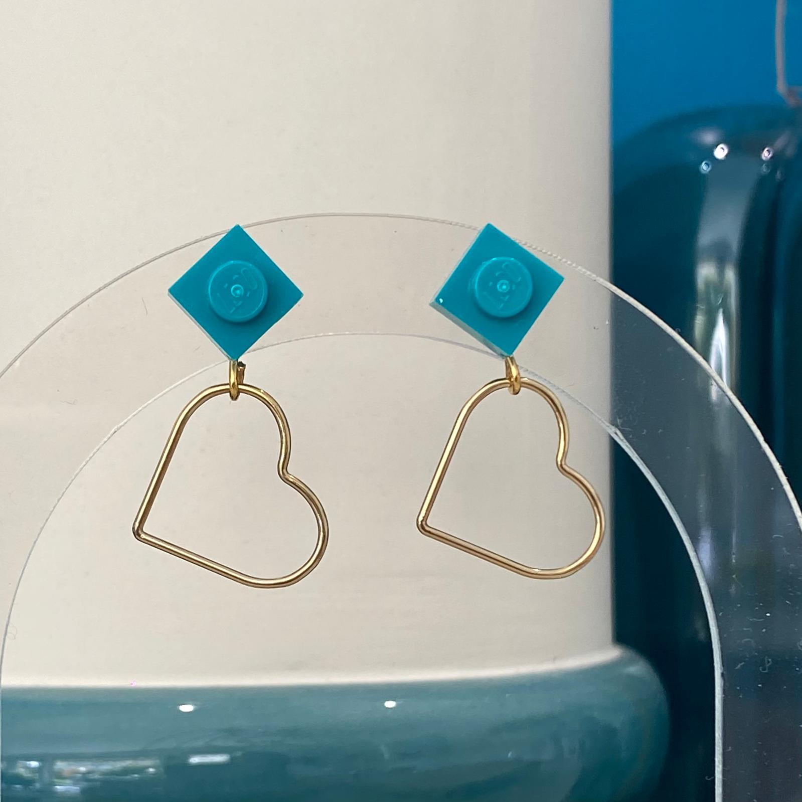 Boucles d'oreilles coeur - Les Amoureuses