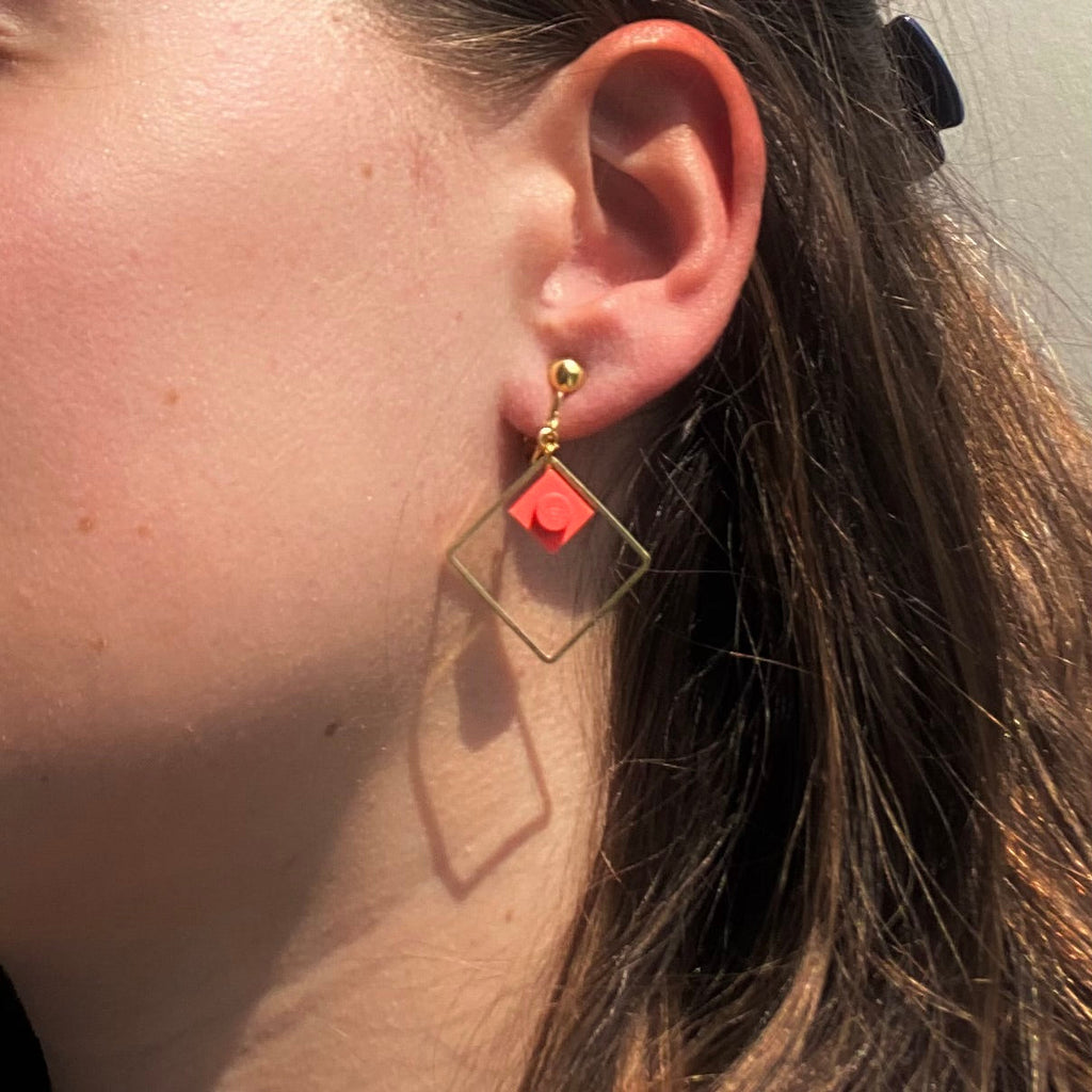 Boucles d'oreilles clips pendantes - Les Charmeuses