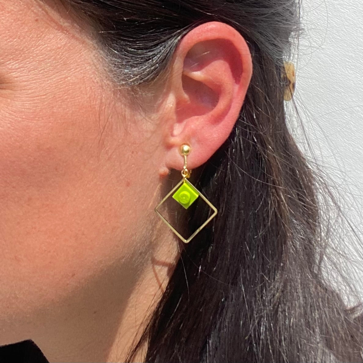 Boucles d'oreilles clips pendantes - Les Charmeuses